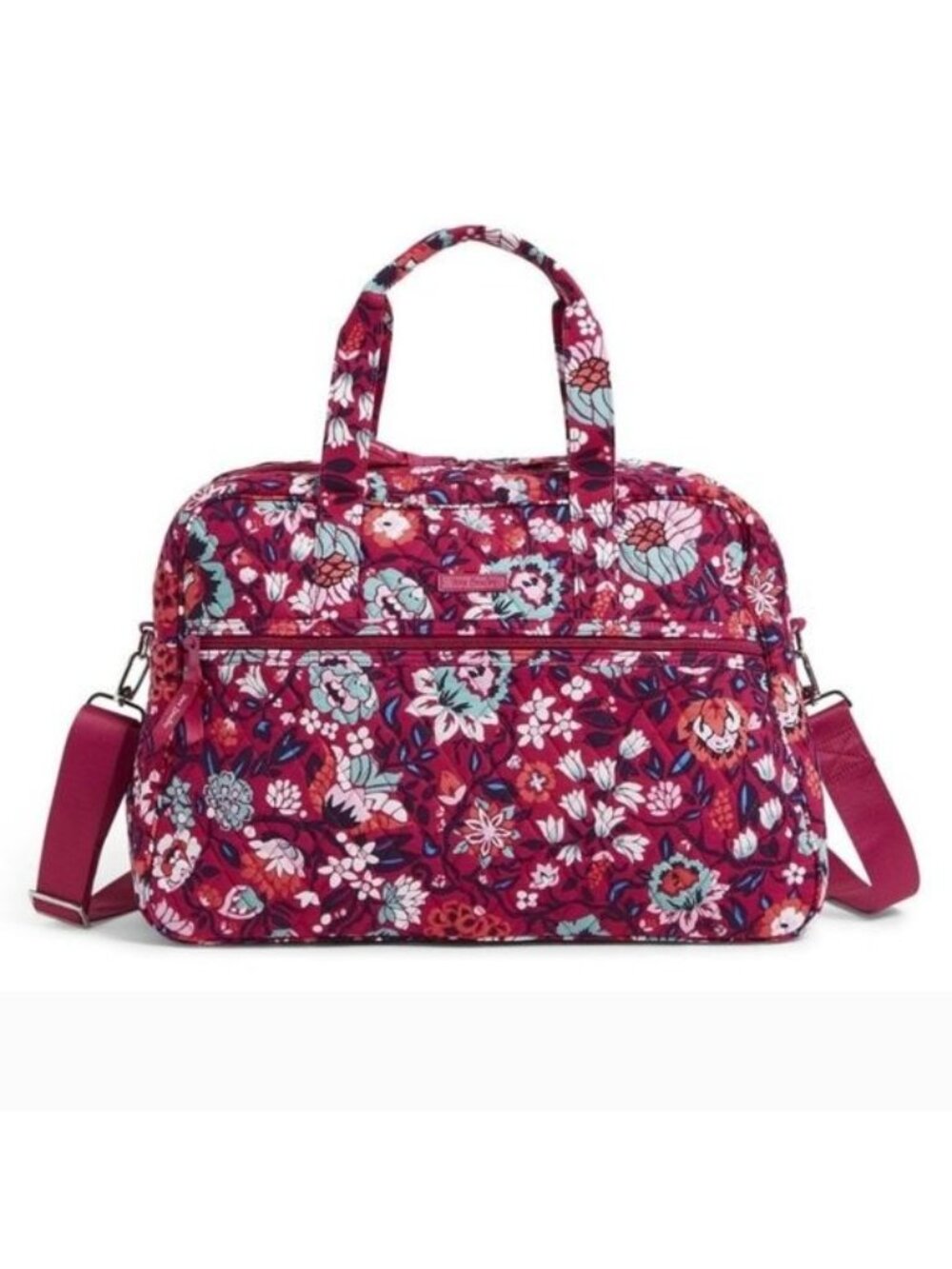 Vera Bradley Compact Traveler Bag in Bloom Berry
